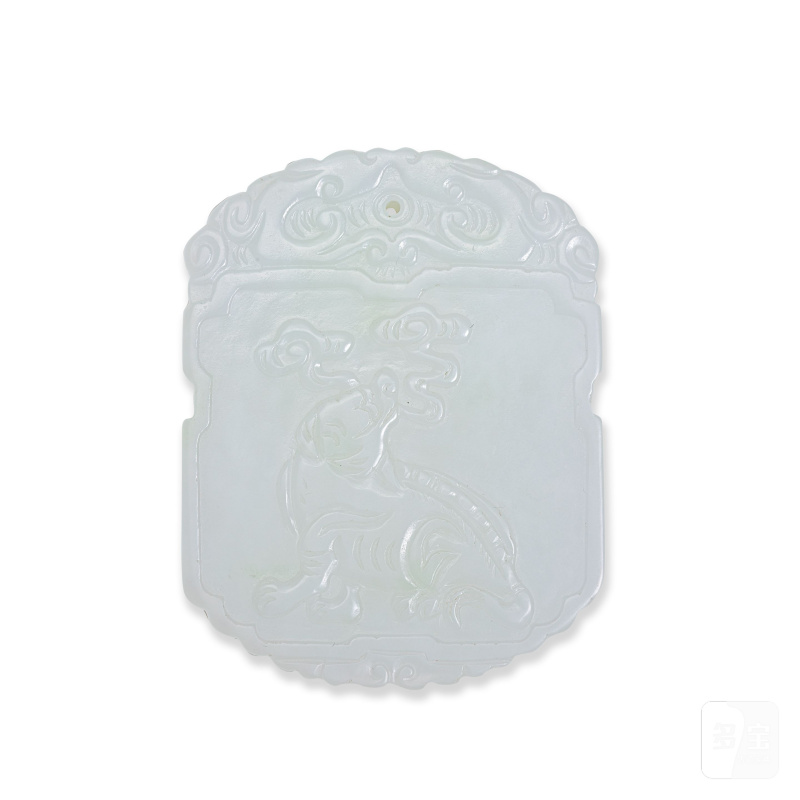 二十世紀 白玉牌 | A WHITE JADE PLAQUE - 图3